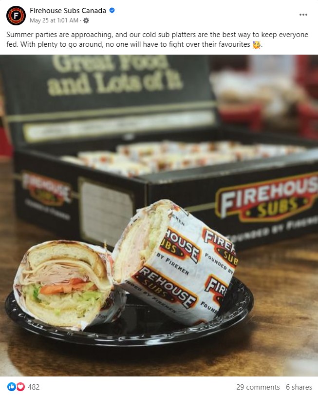 Catering Promo for Faceboook